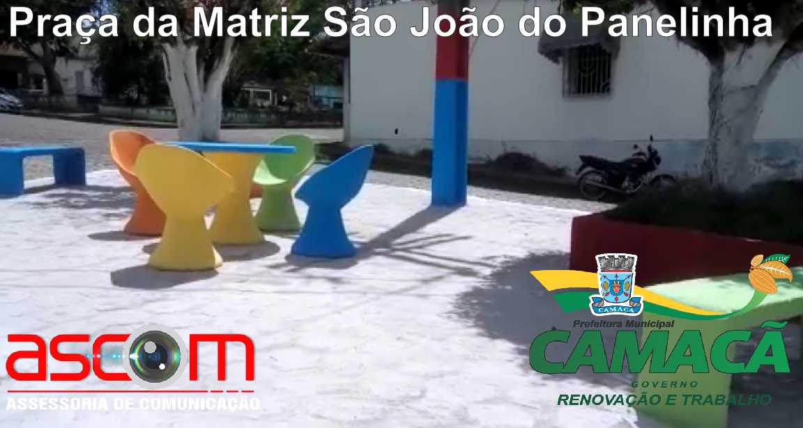 Prefeitura realiza decorações nas Pracinhas para ambiente de lazer